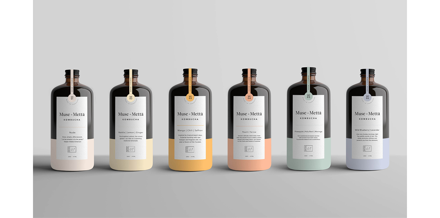 packaging design beverage bottle design kombucha