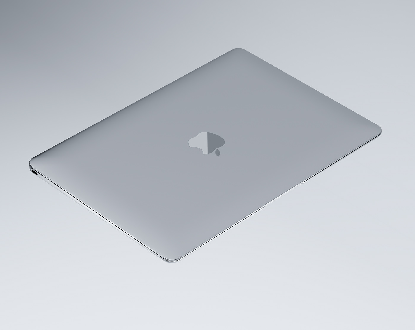 3D RENDERER CORONA 3D visualisation apple macbook marketing   Minimalism product concept industrial
