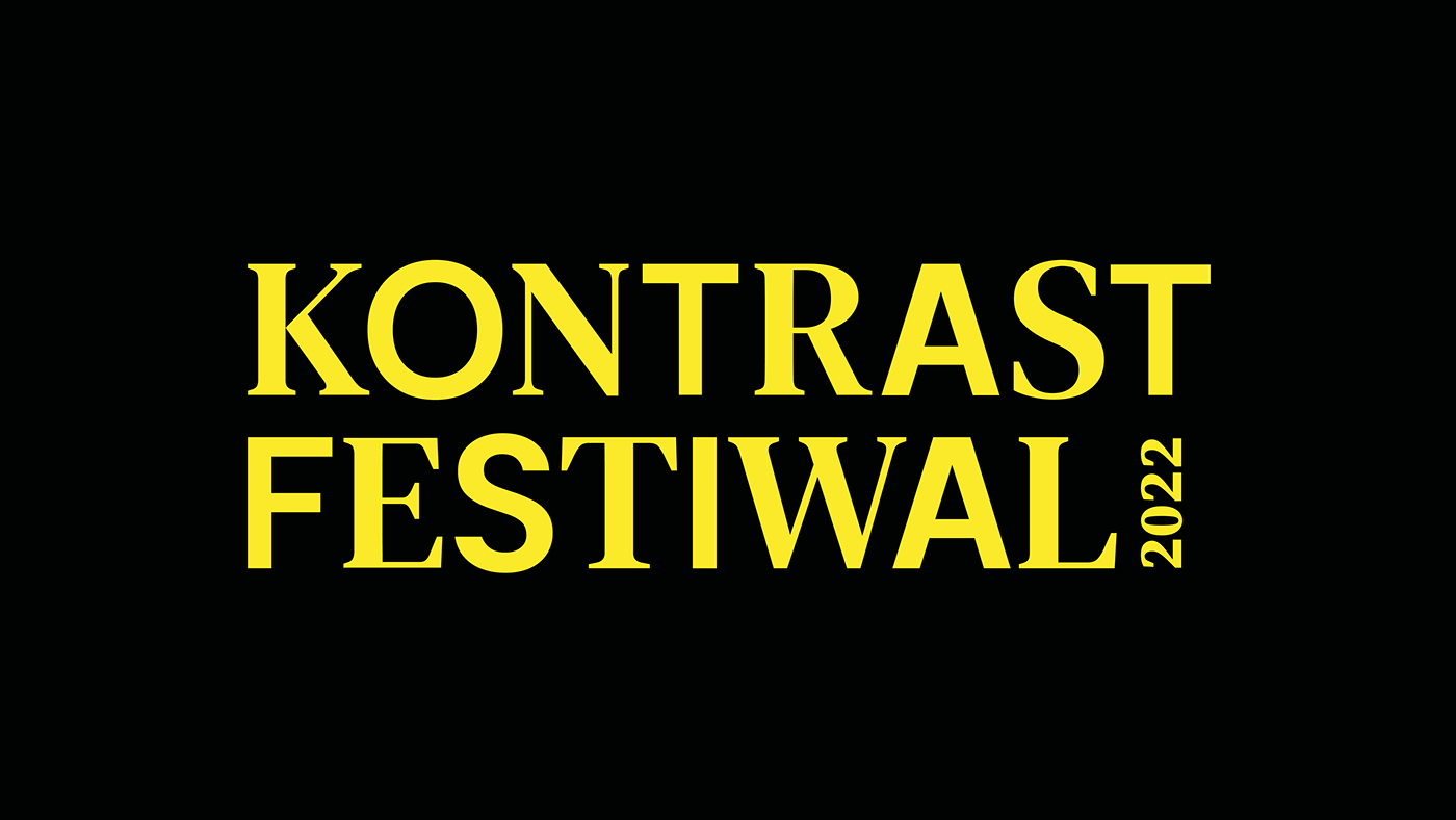 brand identity contrast festival Graffiti Logotype Music Festival visual identity kontrast festiwal
