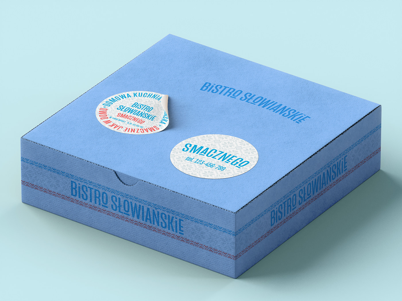 Paper box for restaurant.