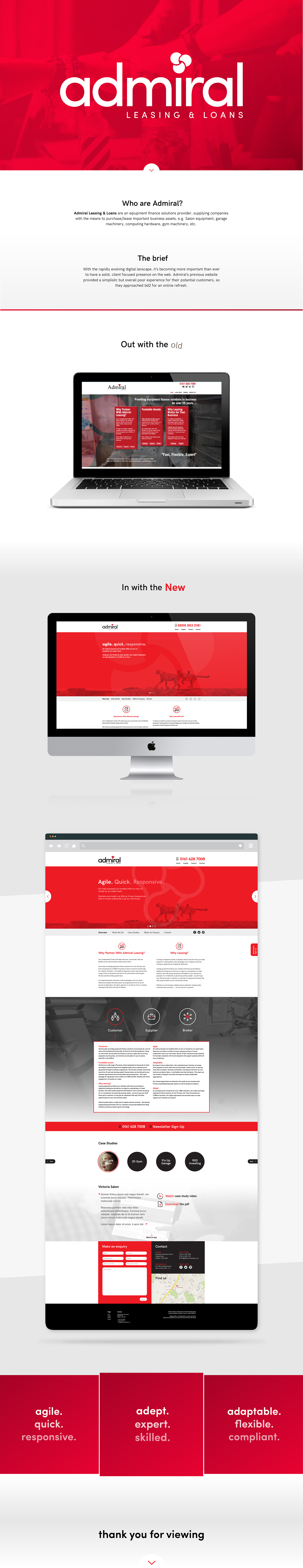 Website redesign red finance Web UI Layout digital Rebrand Logo Design
