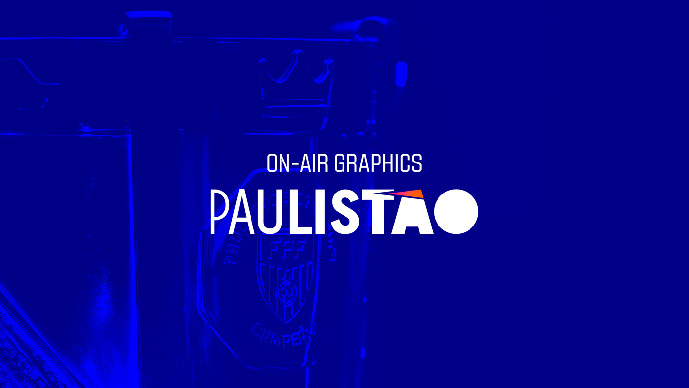 broadcast futebol paulistão soccer football graphics International branding  marketing   on-air graphics