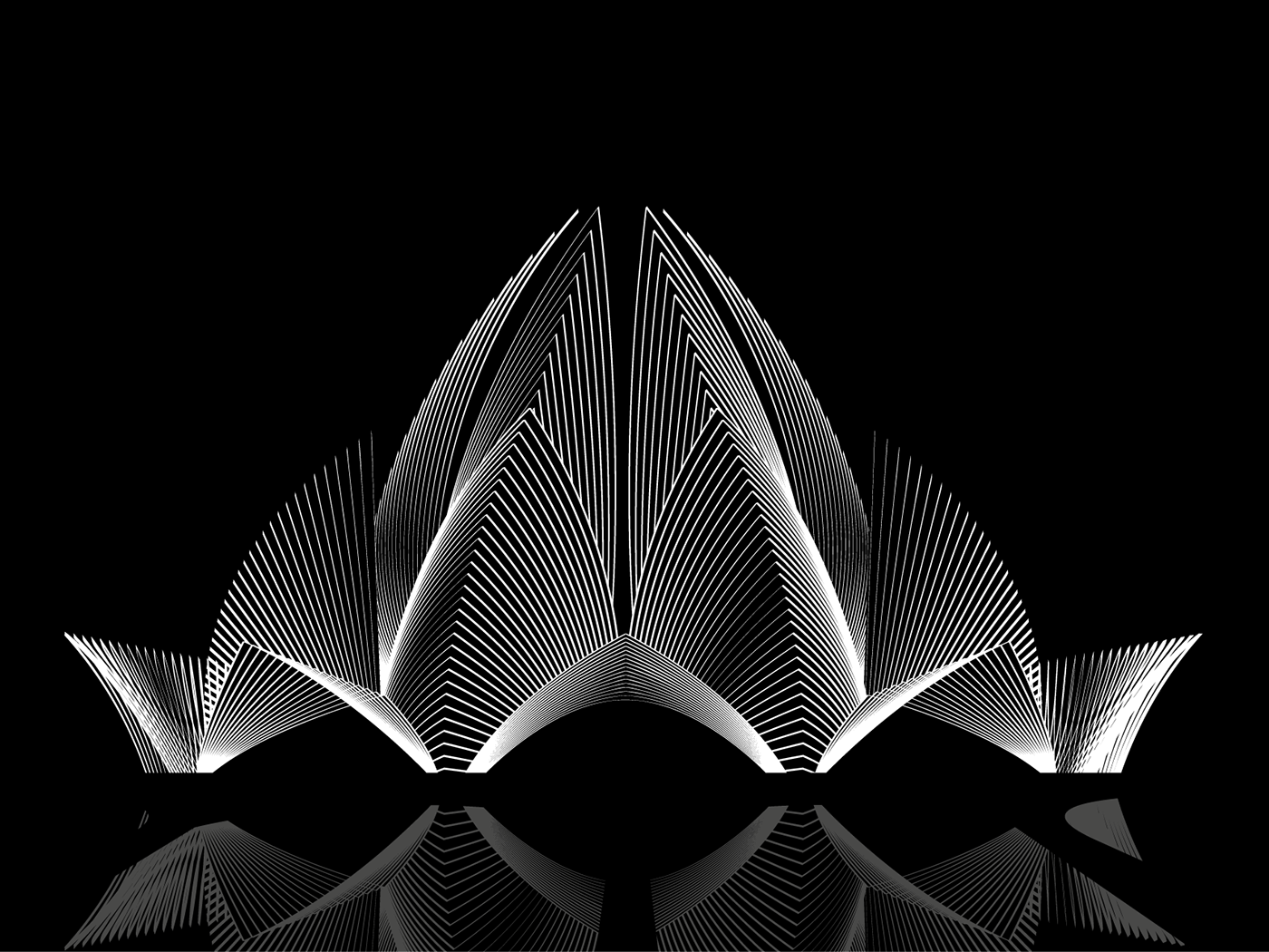 architecture Minimalism black and white