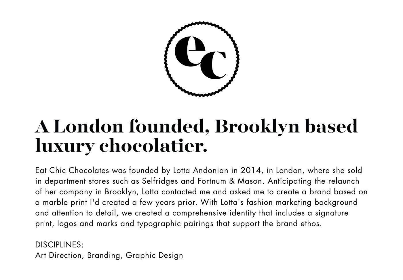 chocolate visual identity London Brooklyn peanut butter luxury package Futura Marble
