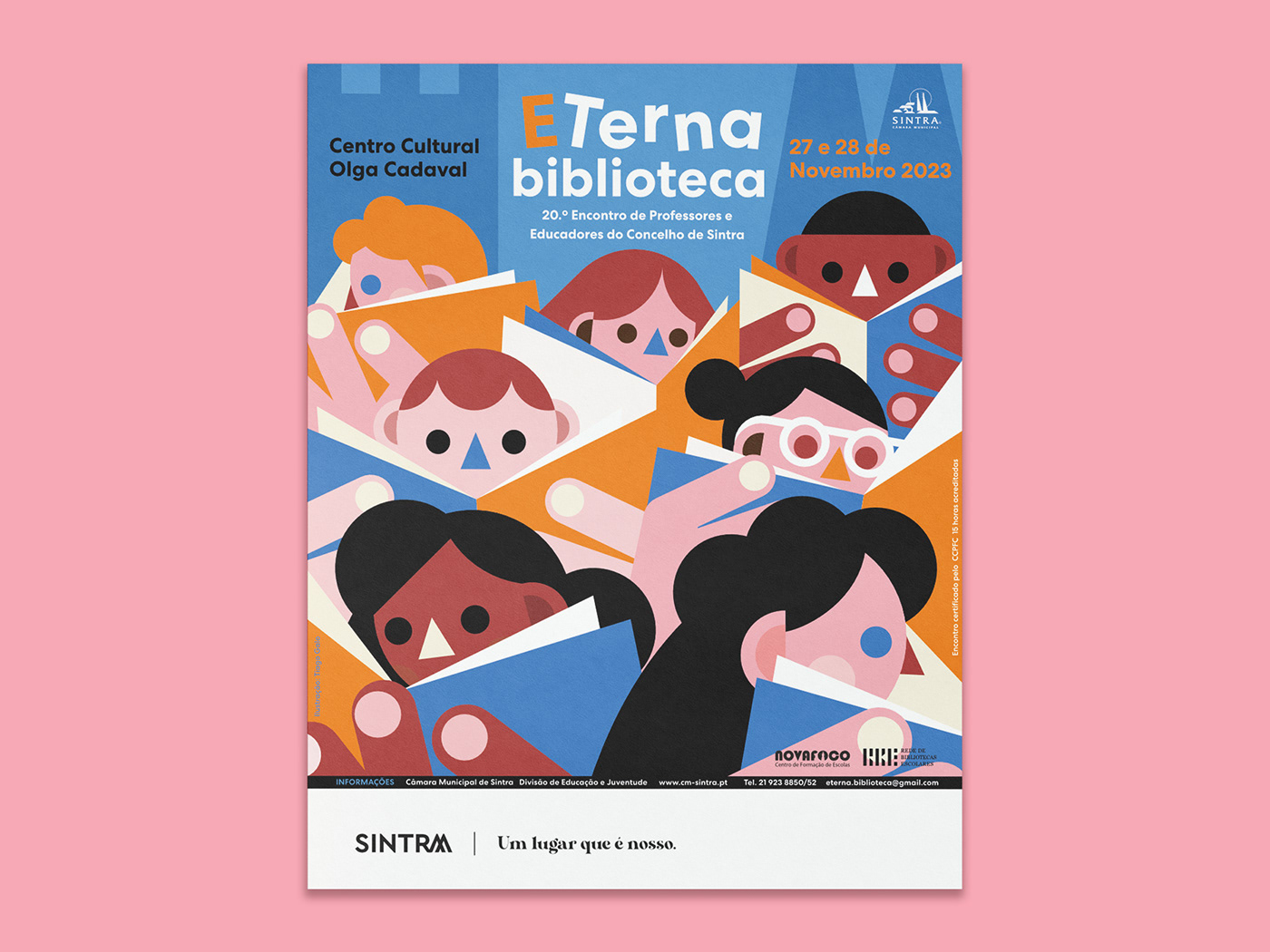 library school kids meeting print brochure brand identity design tiagogalo