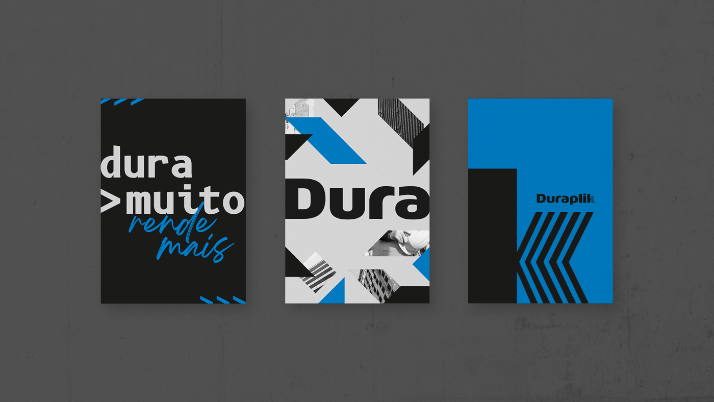 Argamassa brand brand identity design Duraplik embalagem Logotipo Packing Design product redesign
