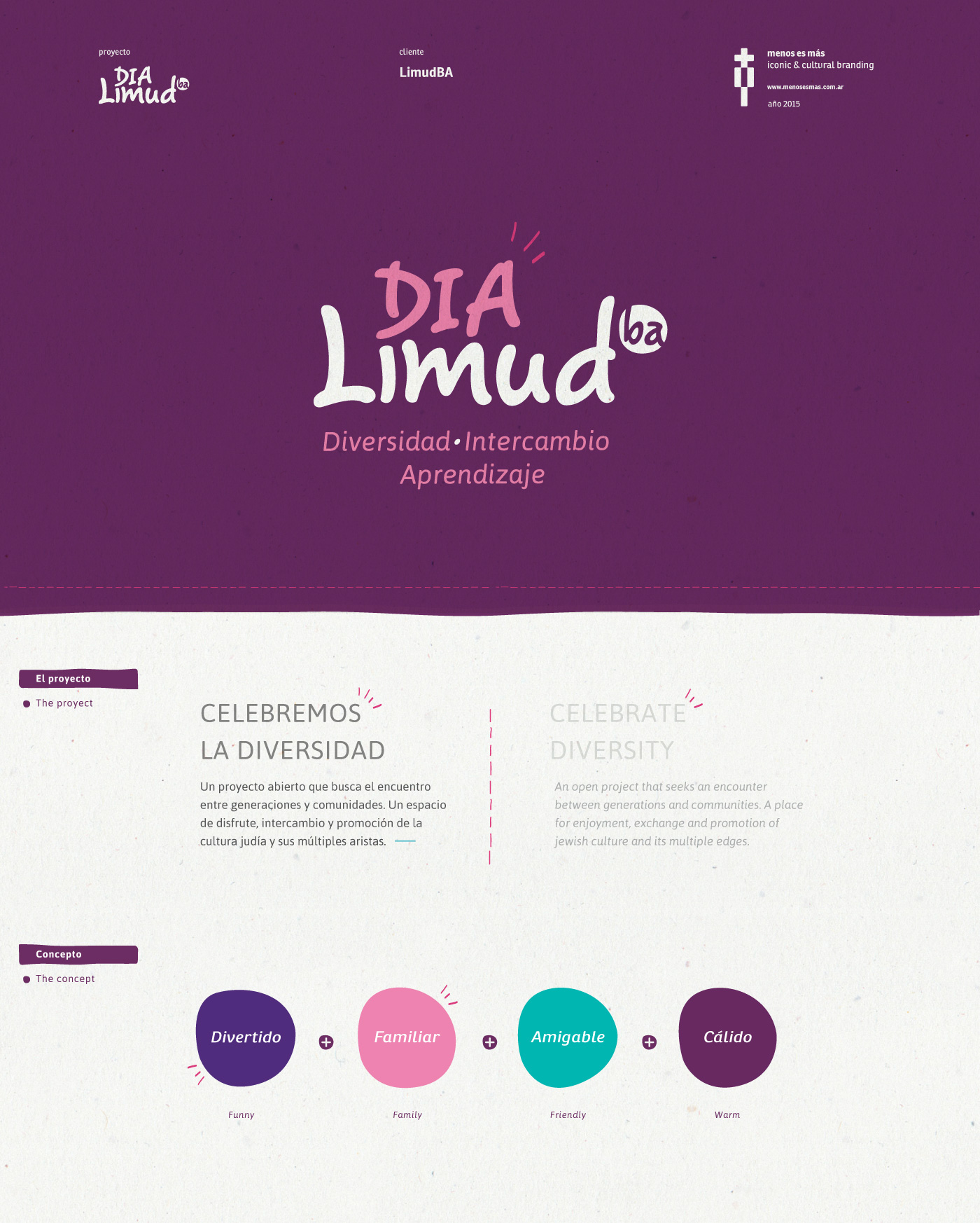 Limud identity Website logo brand motion icons iconography LimudBA dia festival poster stationary design