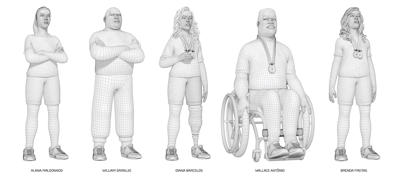 modeling 3D Render animation  stop motion clay sculpture artwork Character design  cartoon