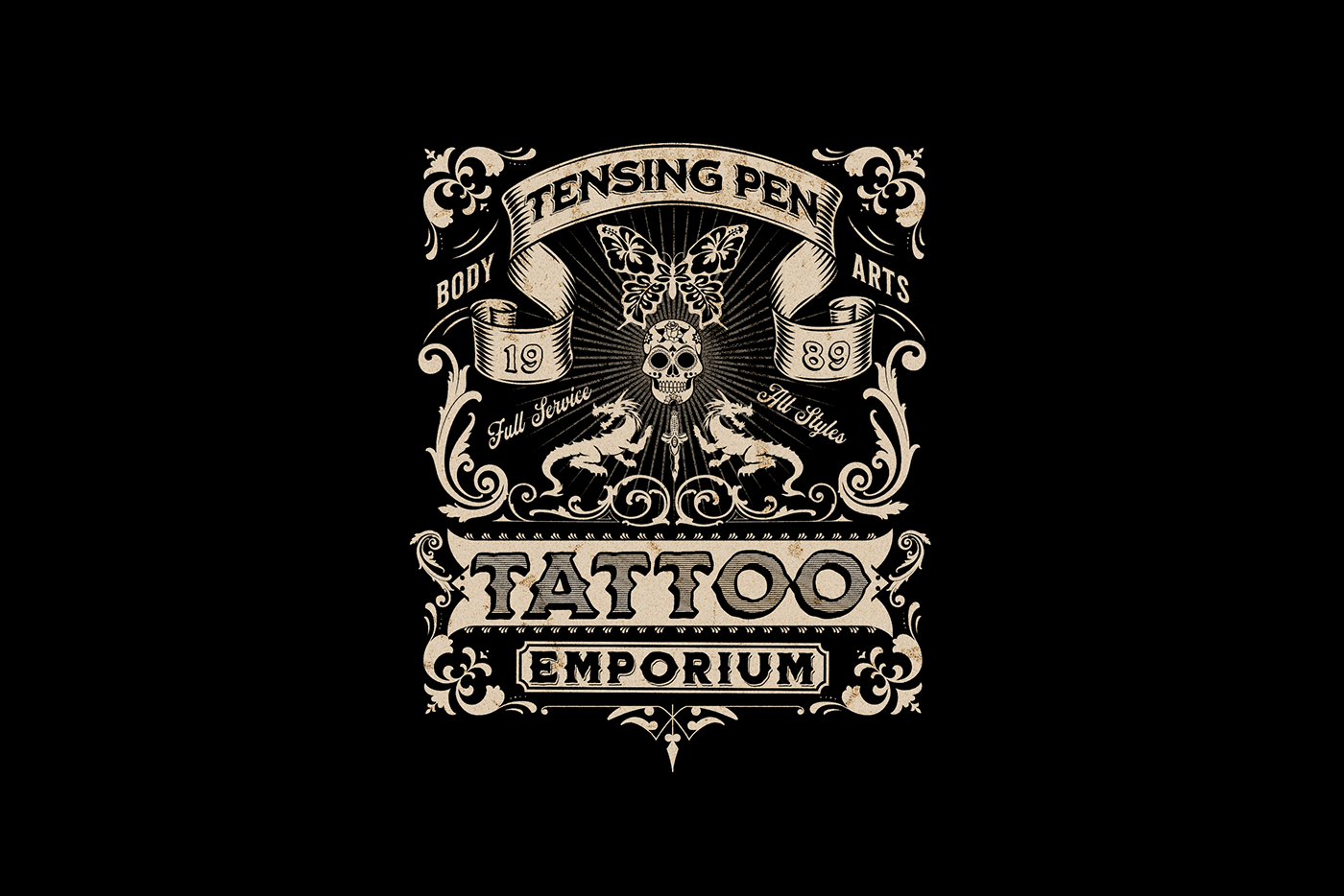 ILLUSTRATION  ink kittl Mockup t-shirt tattoo template tshirt typography  