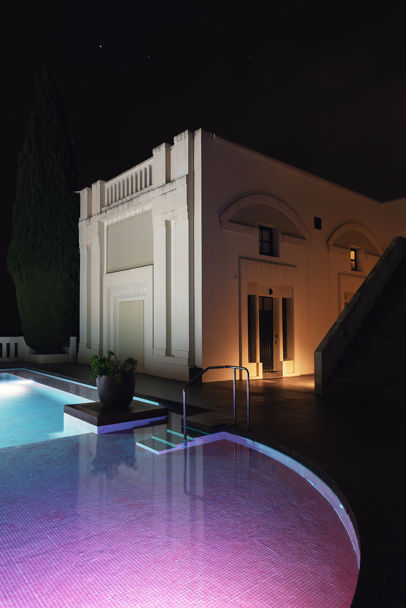 architecture Architecture Photography bofill building long exposure mediterranean night photography reflection spain swimming pool