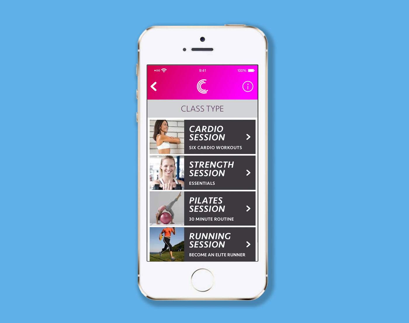 mobile fitness core Mobile app