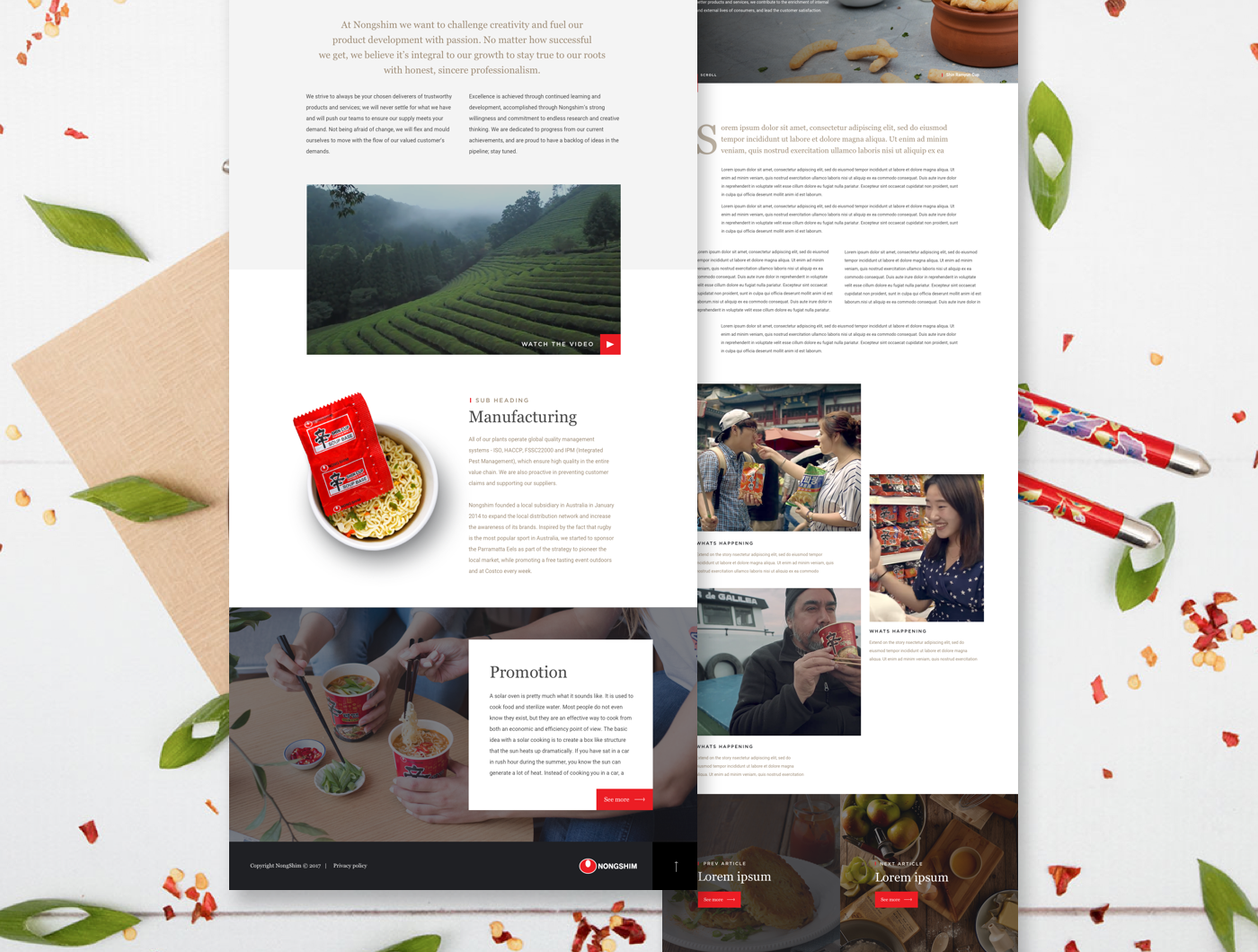 UI ux Website ramen branding  design interaction homepage Layout brand