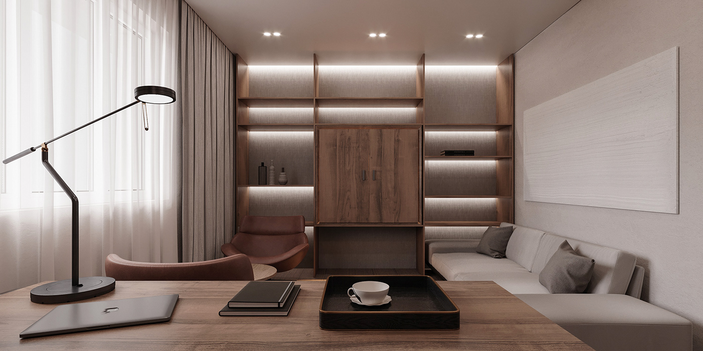 3dsmax apartment Bokhan design graphic arts Interior interior design  makhno new Render