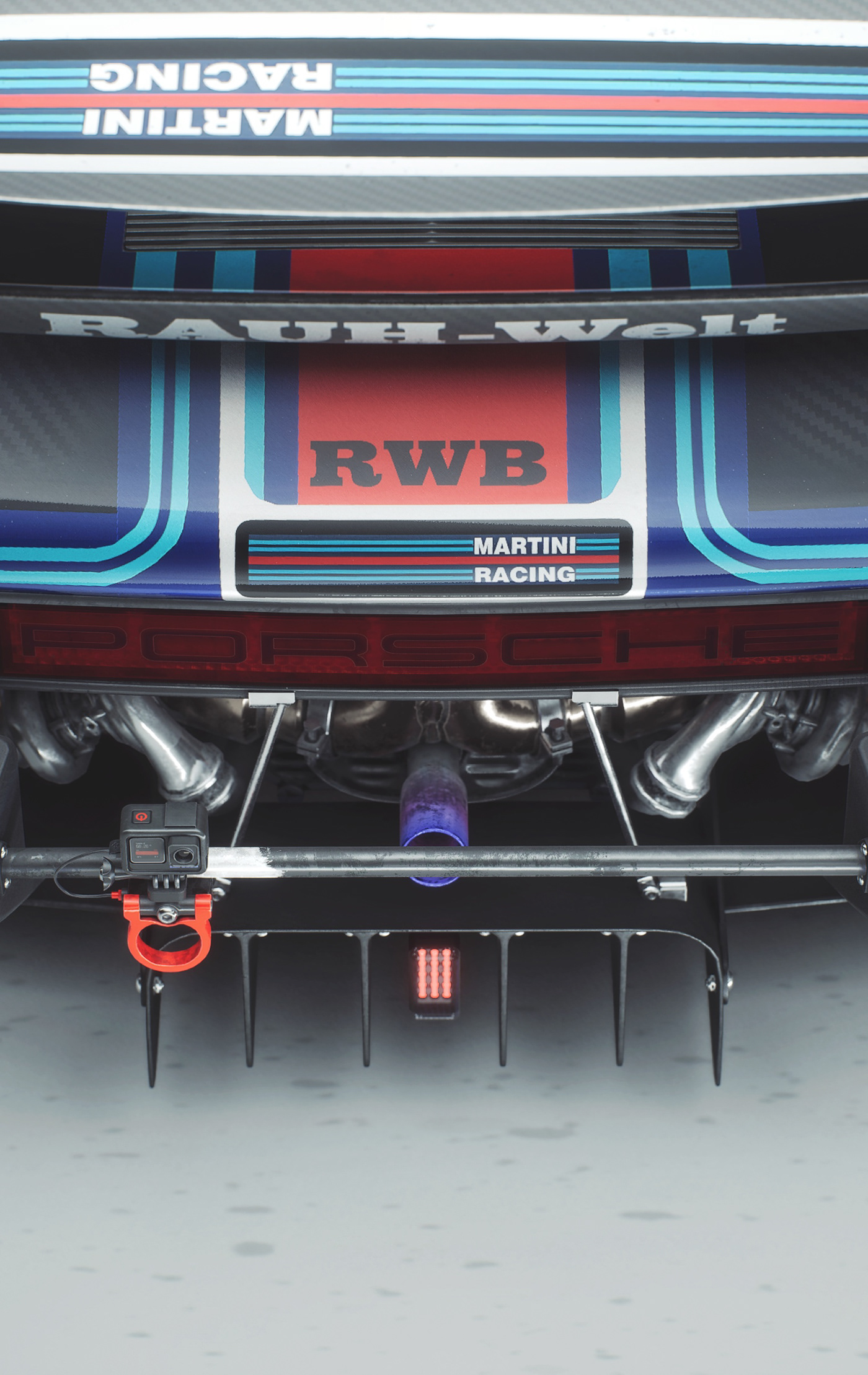 car 3D UE5 Porsche RWB CGI Racing design