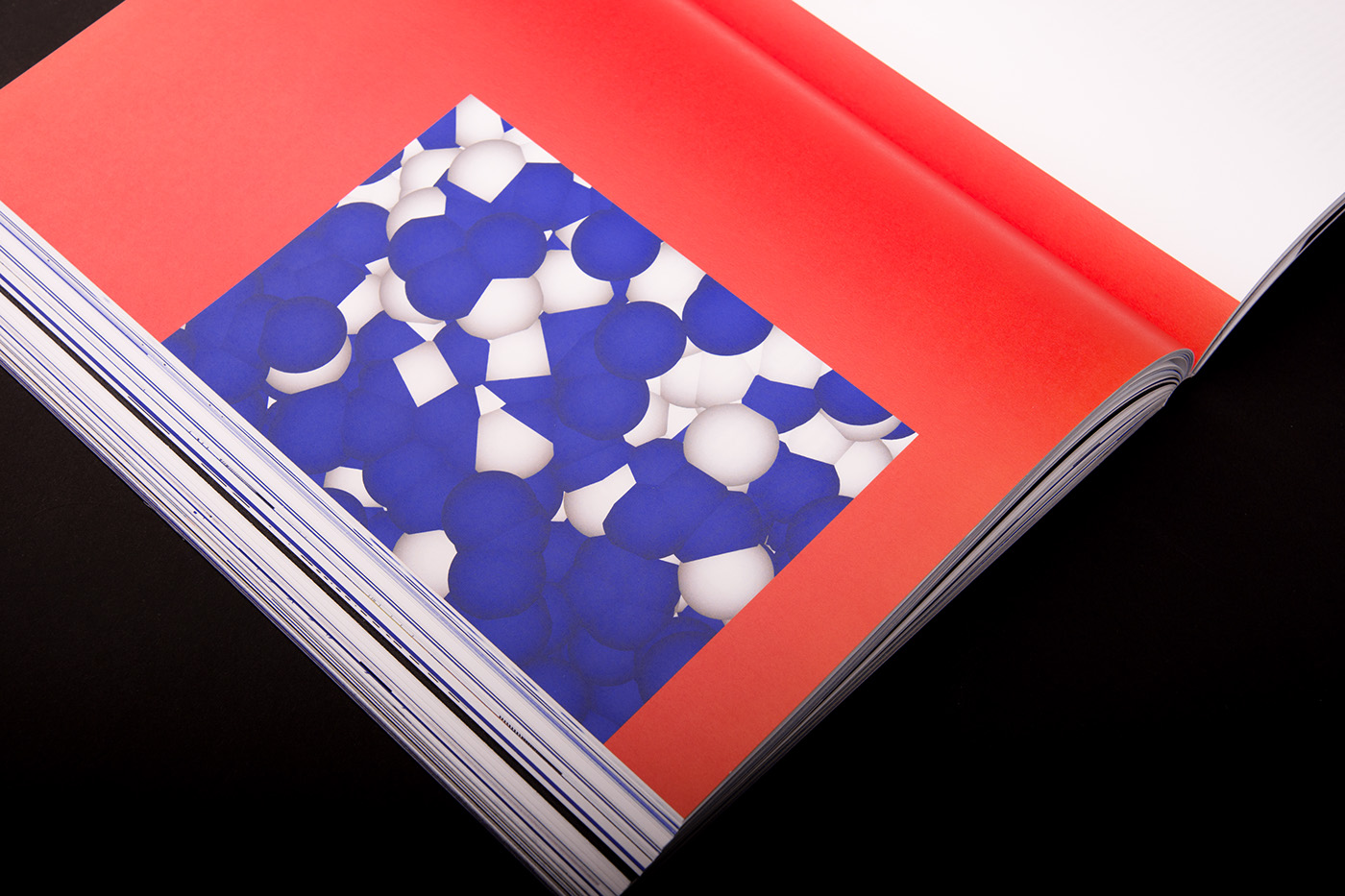 architecture utopia graphic magazine illusion print blue red typography   augmented
