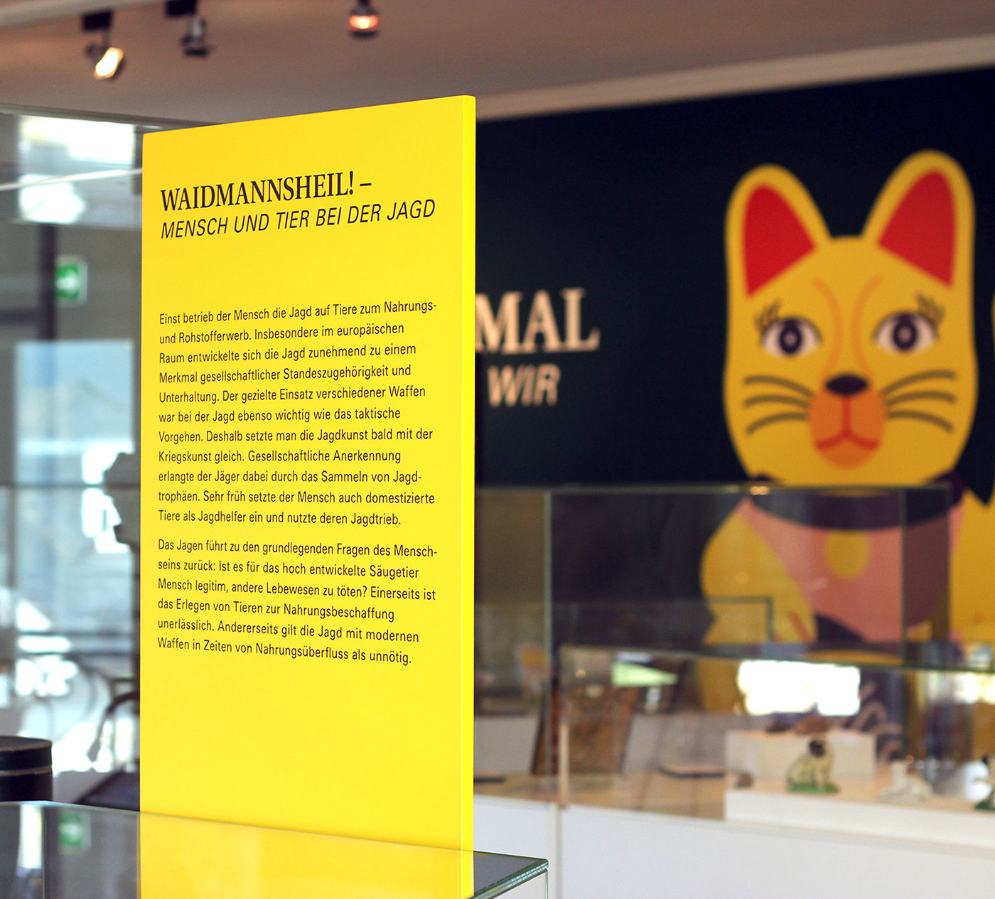 animal ausstellung Ausstellungsdesign Ausstellungsgrafik design Exhebition exhebitiondesign human museum