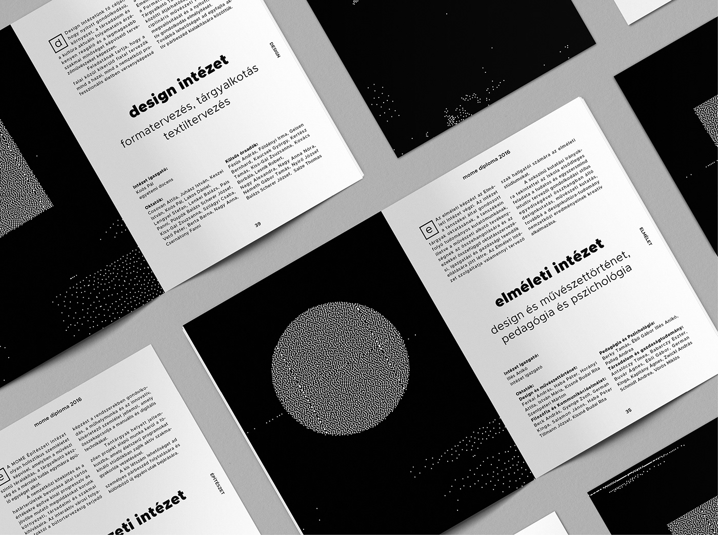 diploma book editorial black & white experimental pixel gif motion graphic Web design identity graduation Stationery