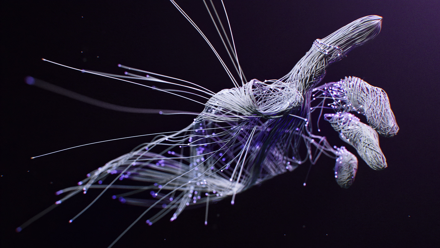 cinema 4d particles simulation animation  design motion design vfx Digital Art  trailer art direction 