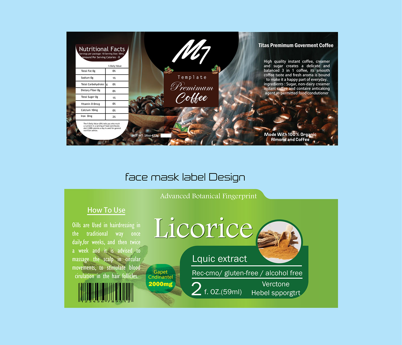 design Coffee label design brand identity Graphic Designer product design  Packaging Brand Design Social media post Advertising 