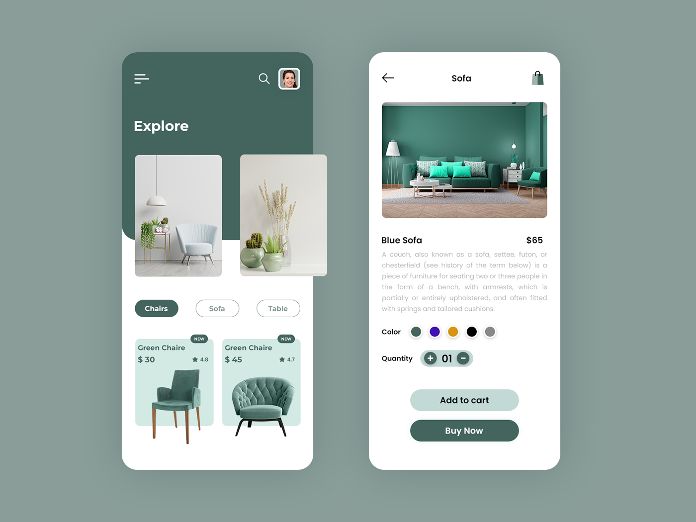 Online Home Decor App on Behance | Search by Muzli