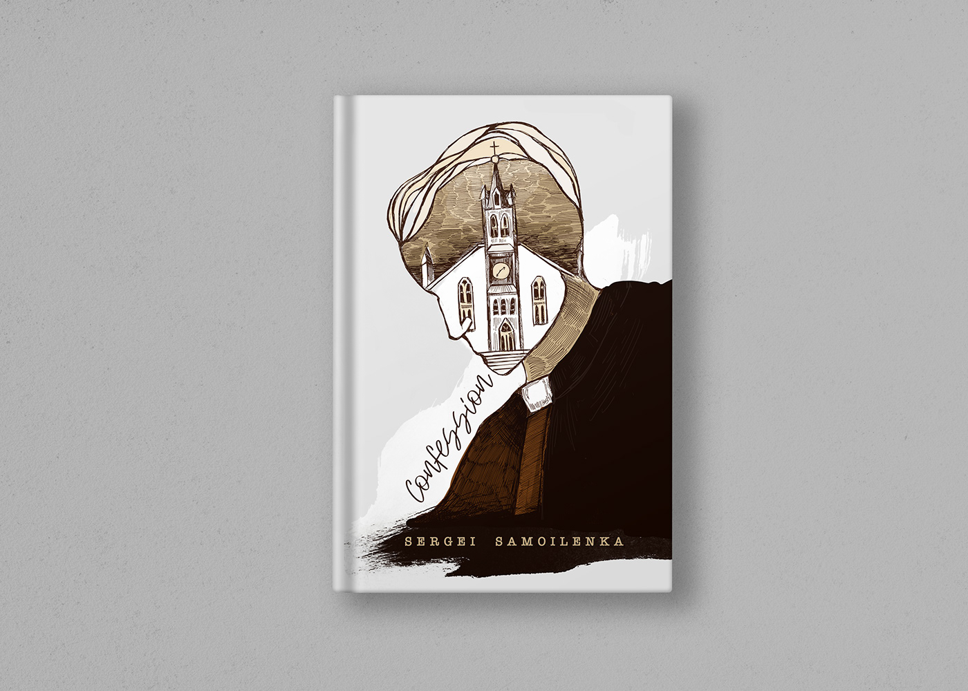 audiobook cover book cover churche confession cover ink cover lita akhmetova multiexposure Mystic Sergei samoilenka