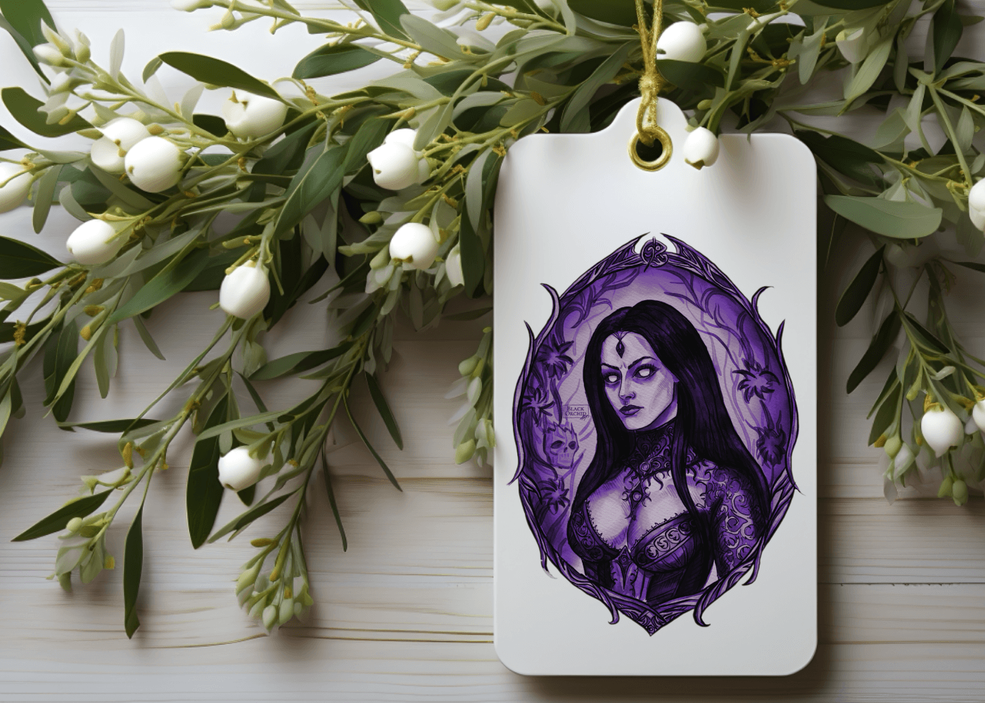 vampire woman girl purple queen