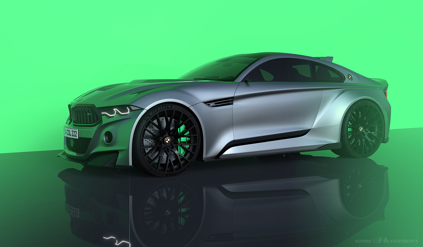 BMW cardesign concept CSL emrEHusmen future m4 m4csl Mpower munich