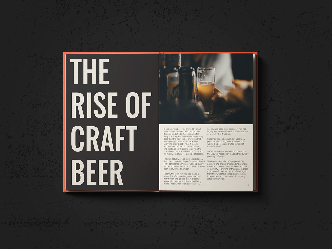 beer beer brewing beer magazine COFFEE TABLE BOOK craft beer craft brewery editorial spreads editorial design  beer brewing process End Pages