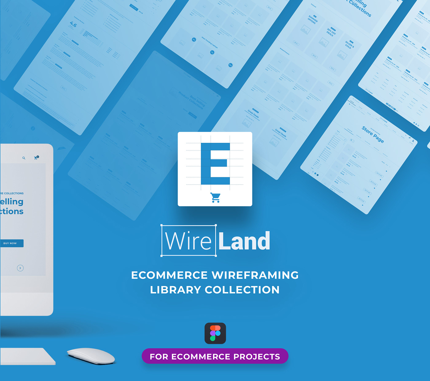 Wireland for Ecommerce - Massive Wireframe Library Collection - 1