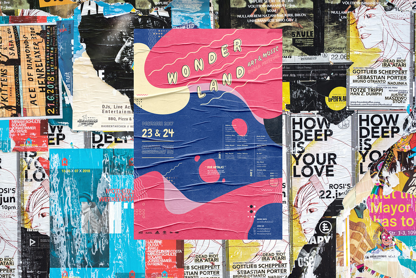 festival art music Poster Design brochure iphone case branding  typography  