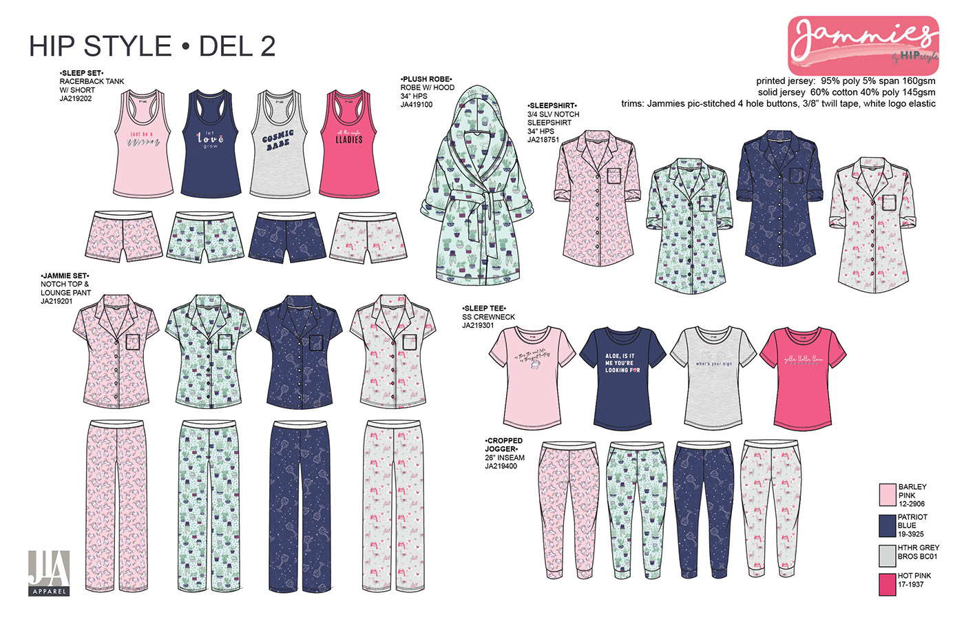 sleepwear Apparel Design graphic tee print design  textile design  graphic design  cad Illustrator