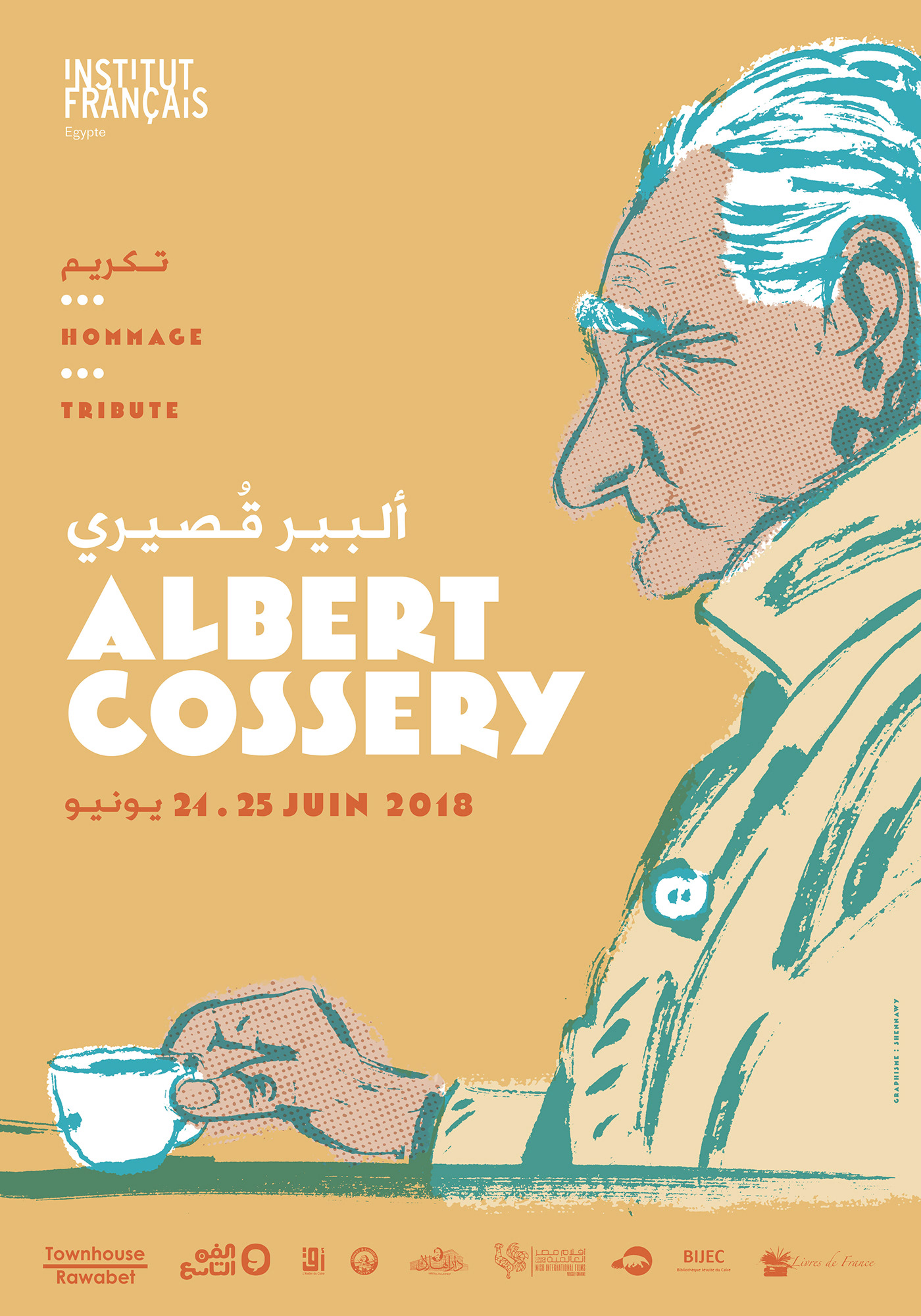 Albert Cossery Cossery shennawy cairo Egypte IFE Egypte