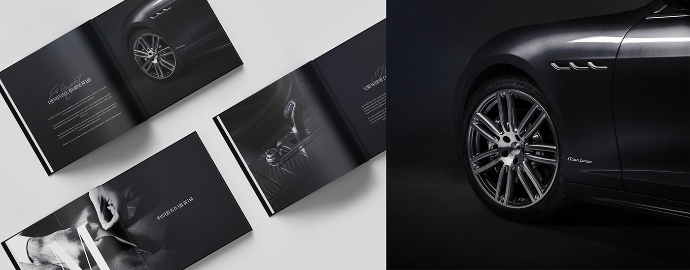 book Catalogue car brochure maserati luxury Ghibli Italy brand