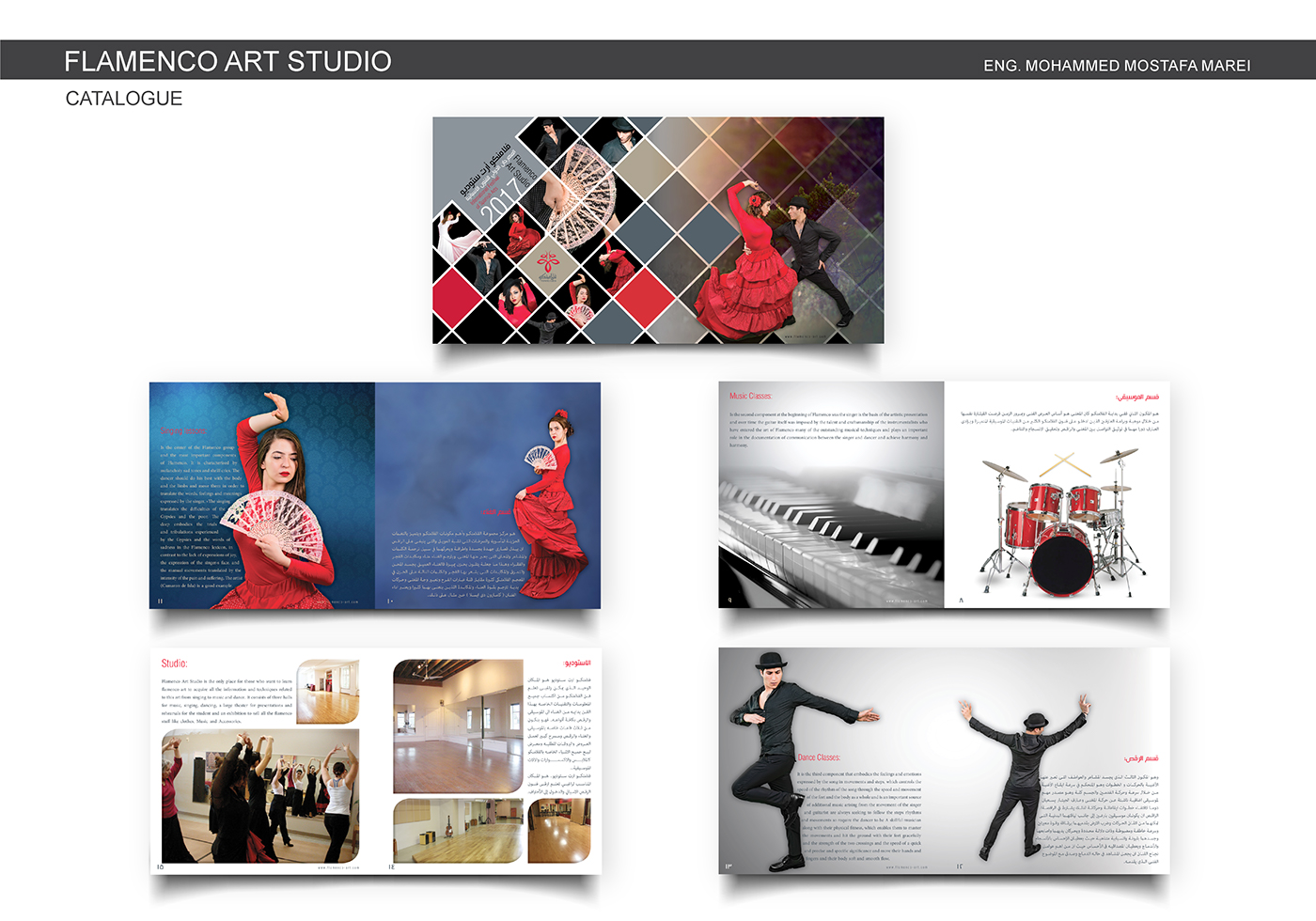 graphic graphic design  Photography  design Flamenco photoshop Illustrator art studio Catalogue
