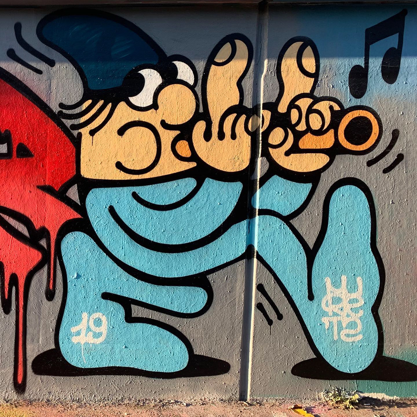 Graffiti Mural wall