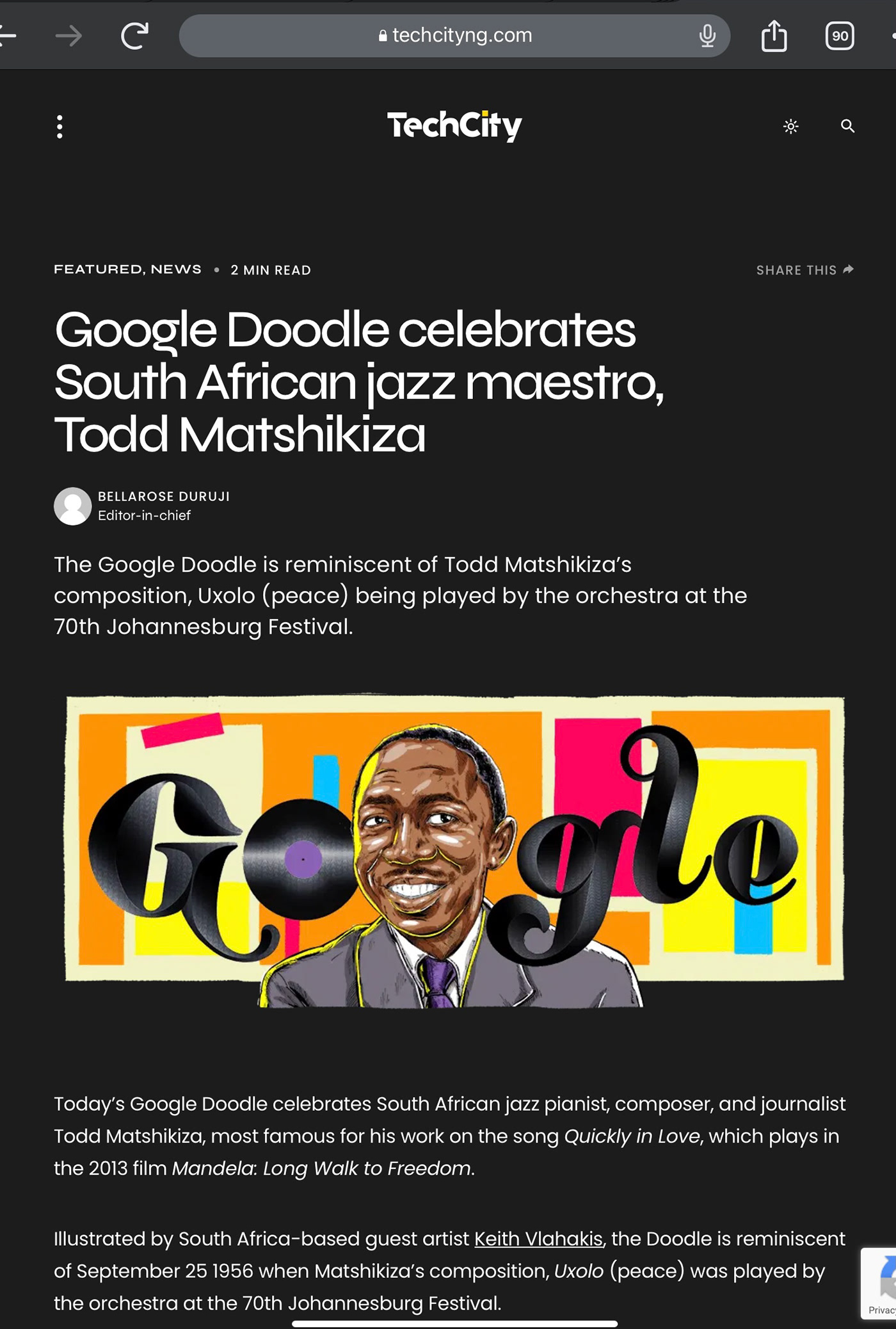google google doodles Google Doodle Viral heritage day south africa jazz jazz music music jazz typography