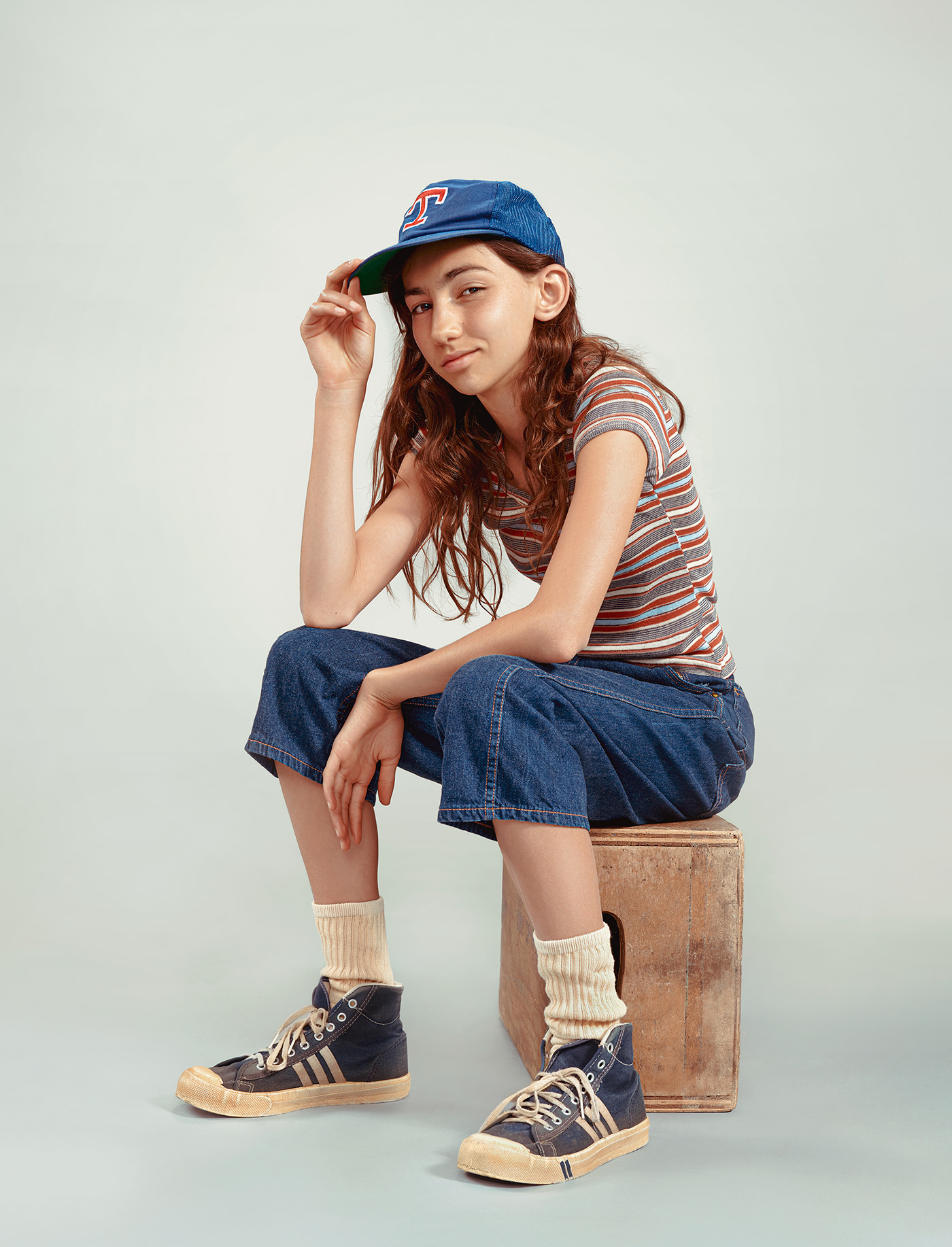 determined girl teen sports Character conceptual baseball Advertising  portrait series