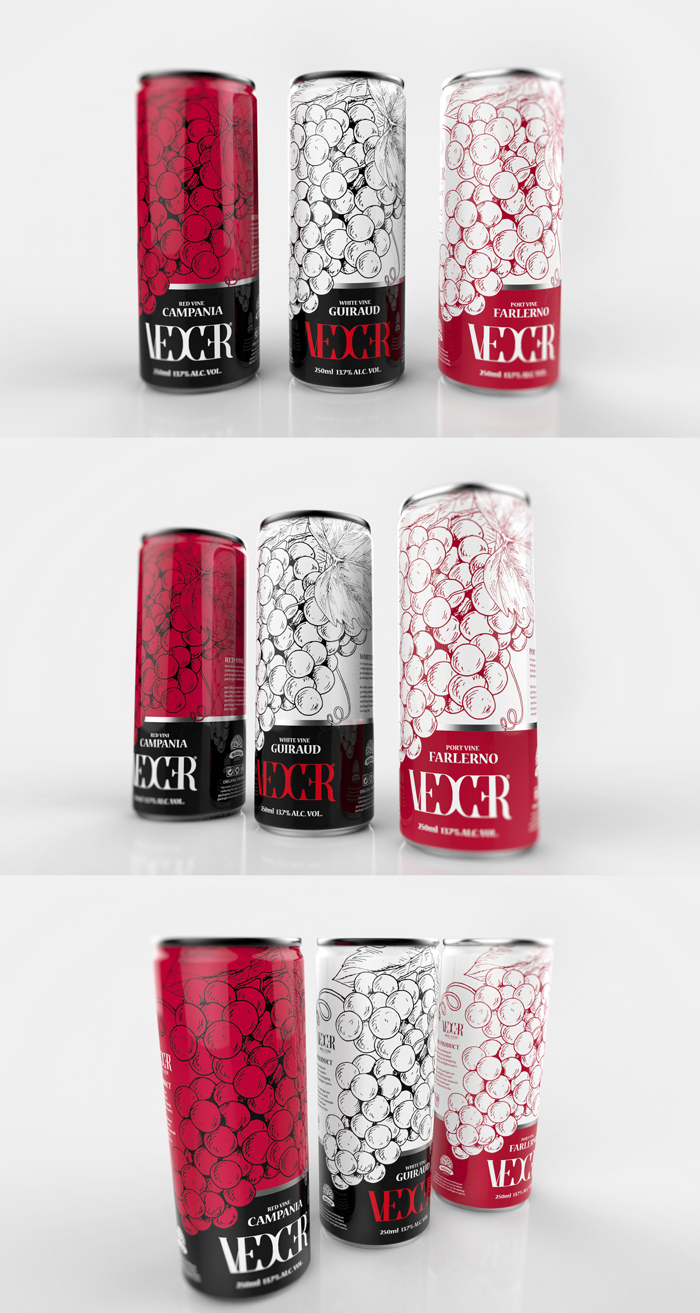 concept design ILLUSTRATION  colors brand stylish Grafikdesign Alcohol Can alcohol wine Wine Can