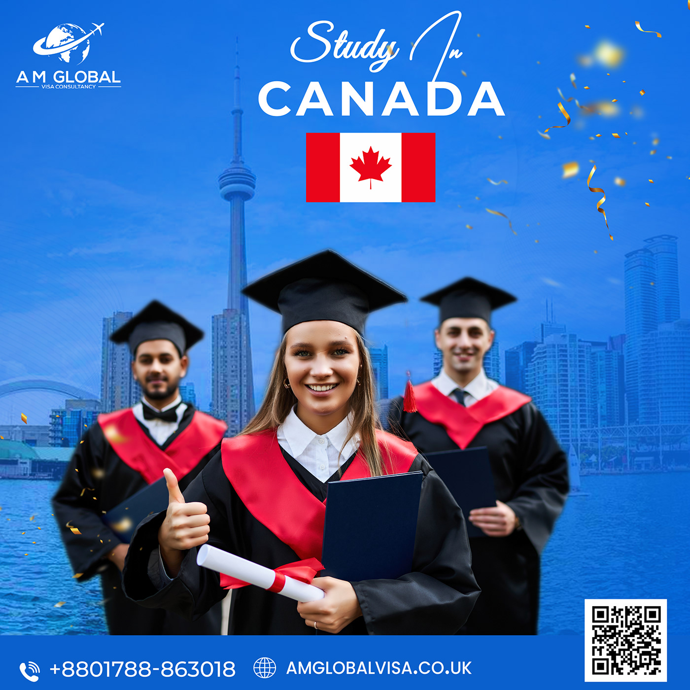 education consultancy study abroad Education Social media post study in abroad visa social media post