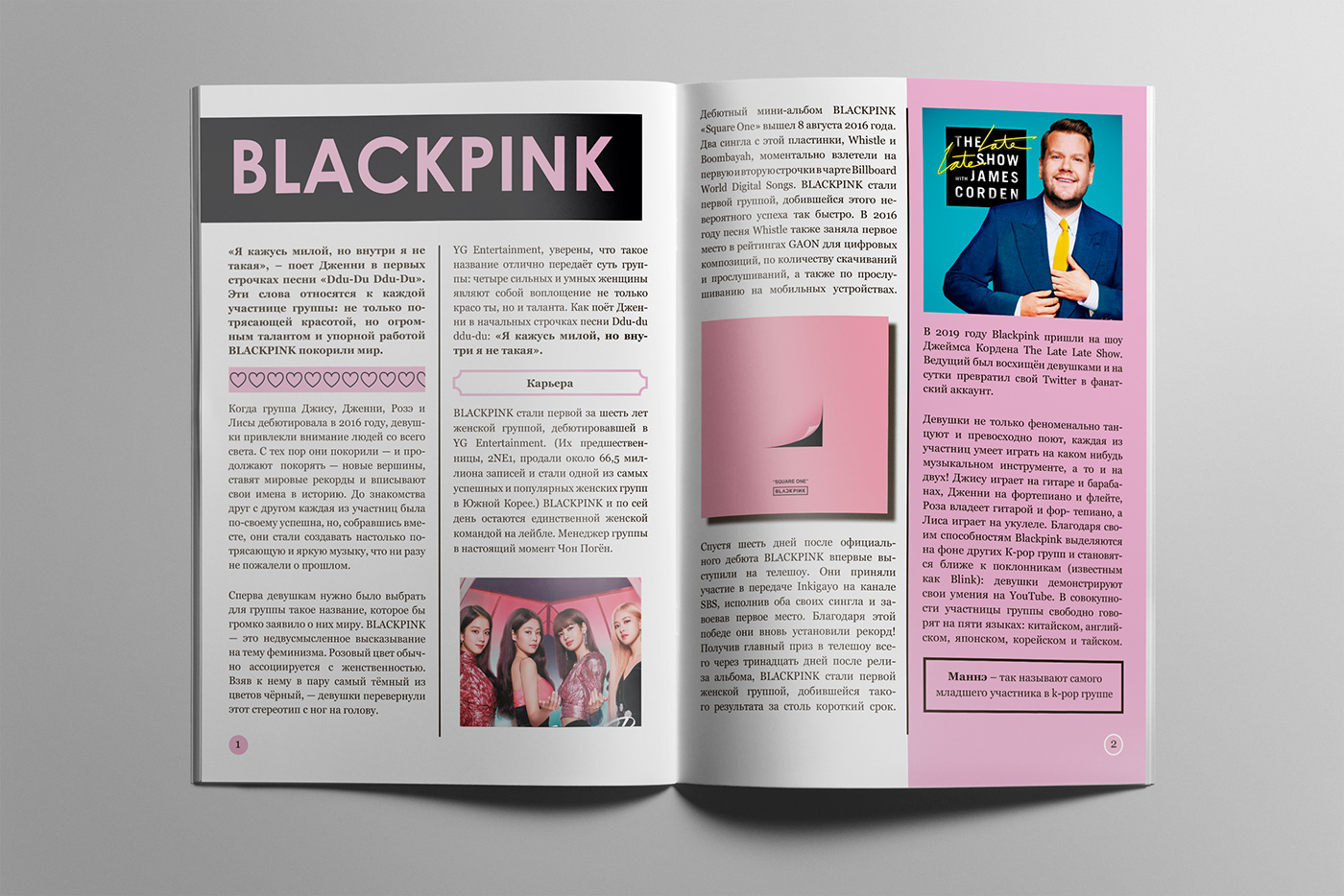 blackpink журнал верстка kpop bts kpop fanart journal Korea графический дизайн
