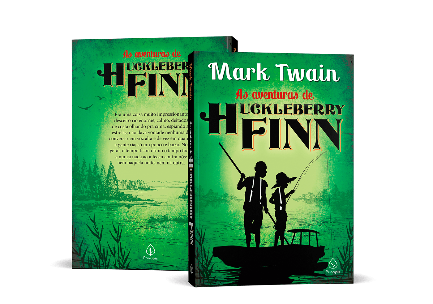 book book cover editorial design  huckleberry finn mark twain Tom Sawyer