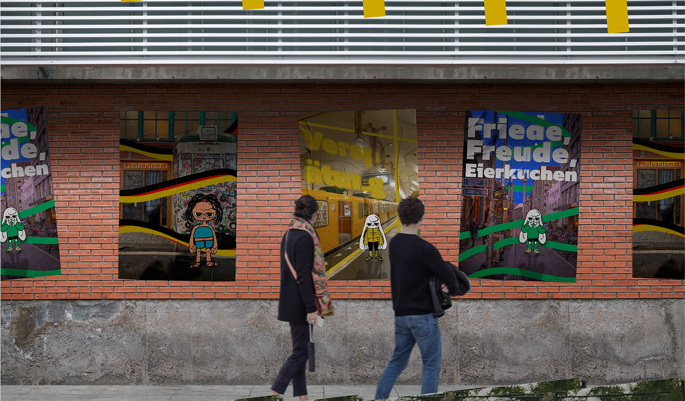 berlin design graphics posters streets art Street stadt straße Verspätung