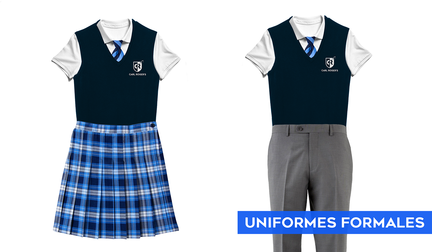 school Elementary School Institutional Design branding  blue brochure uniform design