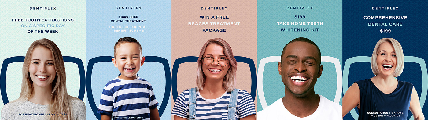 Australia DENTALCARE eyecare rebranding brandfamily premium clinic dentistry eyewear optometry