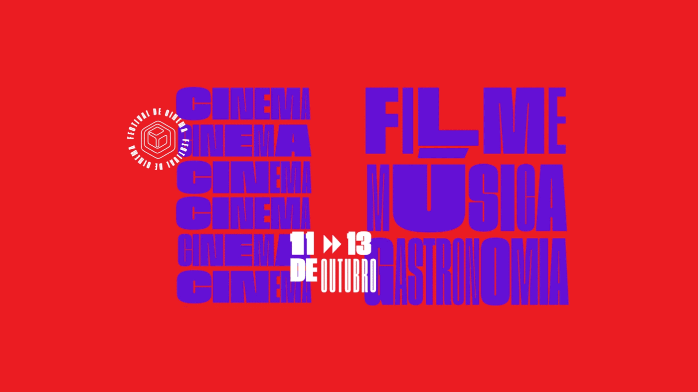 Cinema design festival flat motion design