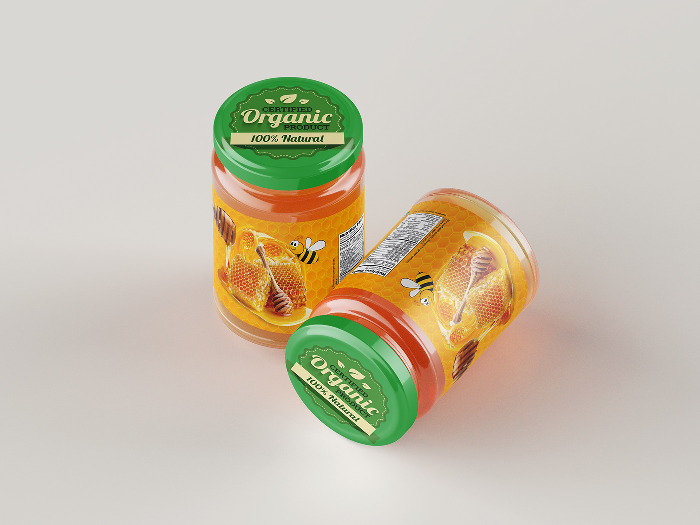 tin can Mockup design jar can soda can Honey jar Spice jar Brand Design Glass Jar Label
