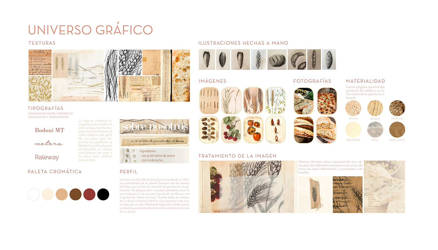 bakery handmade design graphic system editorial magazine Work  graphicwork branding 