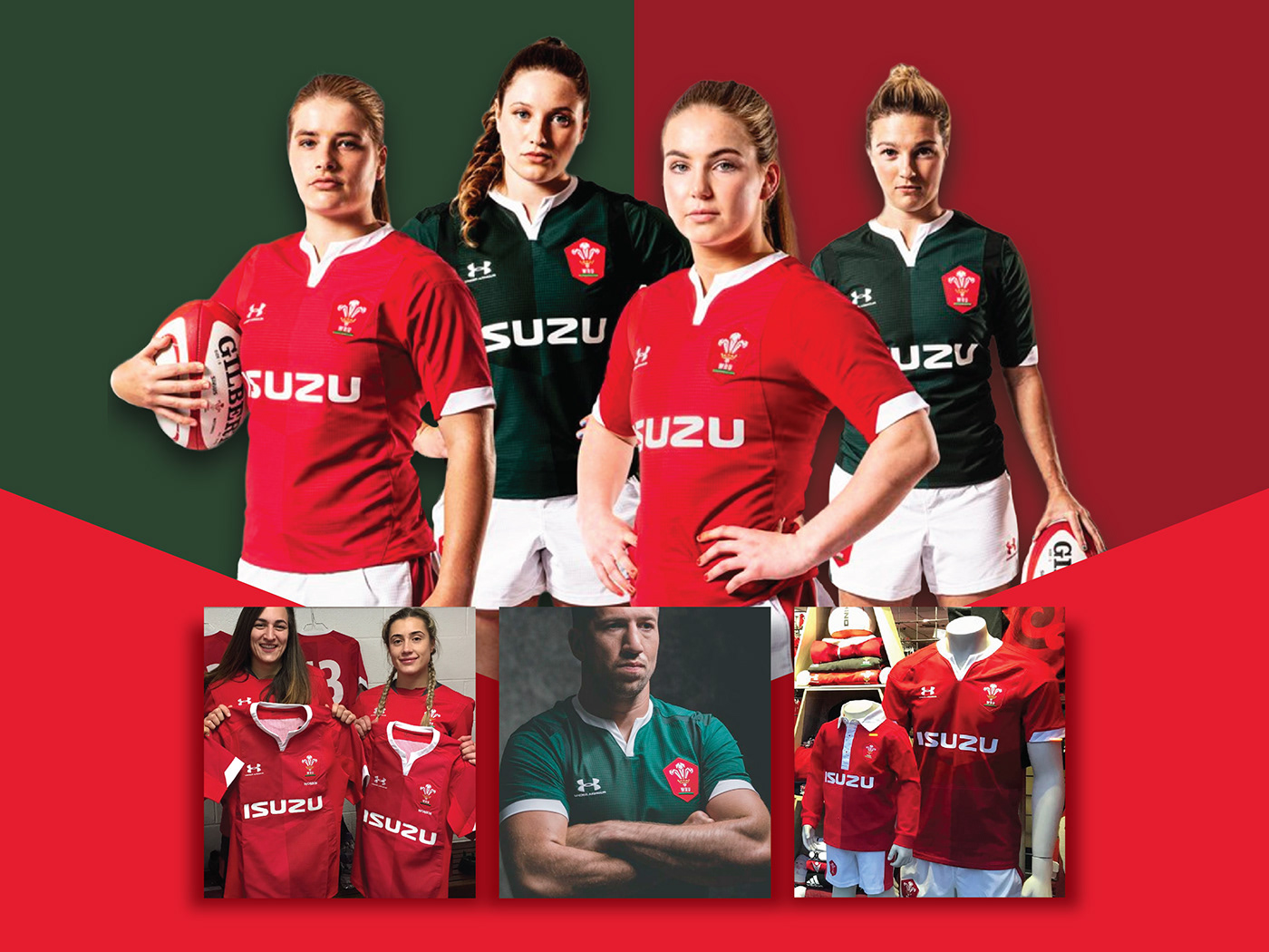WRU wales rugby Rugby Kit Design Under Armour world cup 2019 RWC rugby world cup uniform Wales Rugby Union