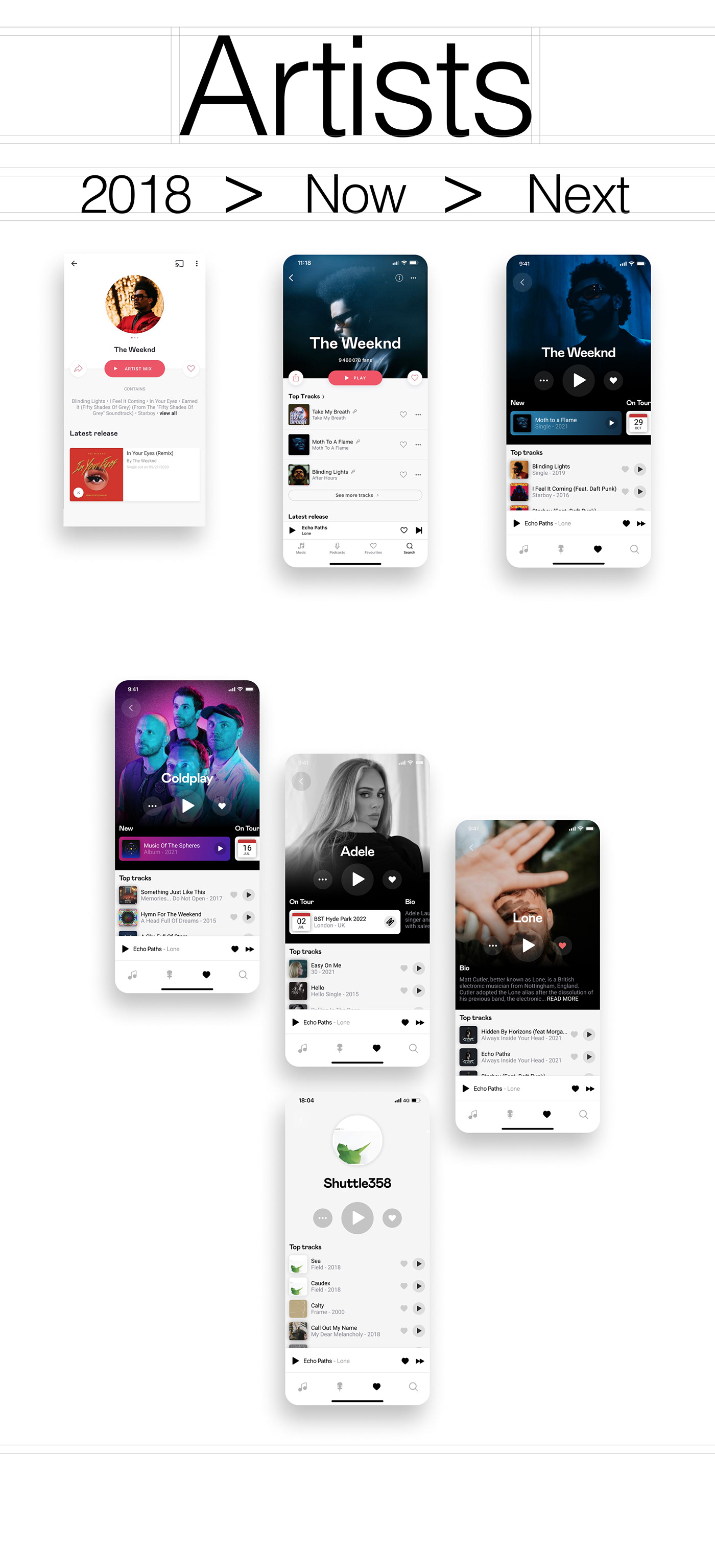 app app design Interface interface design minimal music Streaming ui design ux ux/ui
