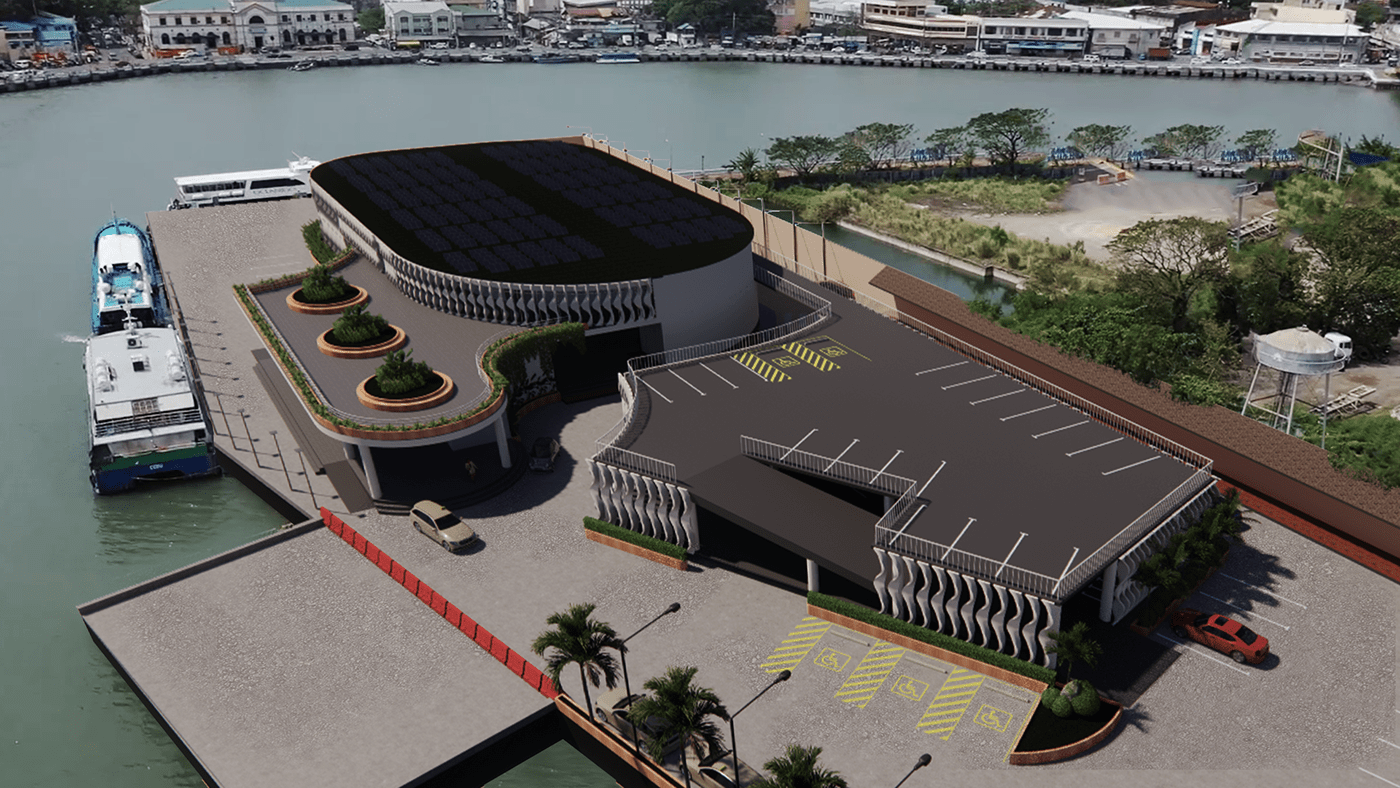 Render architecture Ferry Terminal